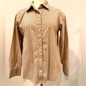 Banana Republic Striped Cotton Button-down Shirt